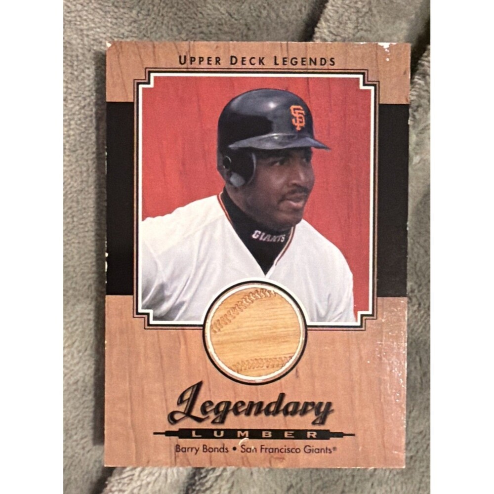 2001 Upper Deck Legends - Legendary Lumber Barry Bonds #L-BB (MEM)